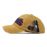 Caps - Washed Denim Baseball Snapback Cap