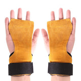 Gym Cowhide Power Lifting Hand Grips