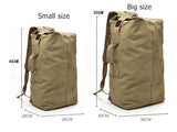 Large Capacity Gym Canvas Rucksack