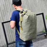 Large Capacity Gym Canvas Rucksack