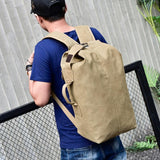 Large Capacity Gym Canvas Rucksack