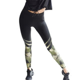 Leggings - Push Up Fitness Camouflage Leggings.