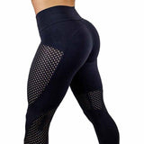 Leggings - Stitching Fitness Push Up Leggings