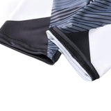 Leggings - Women's Black And White Geometric Printed Leggings