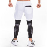 Quick Dry False 2 Pieces Gym Joggers