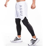 Quick Dry False 2 Pieces Gym Joggers