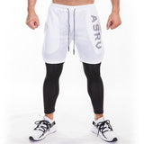 Quick Dry False 2 Pieces Gym Joggers