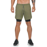 Shorts For Him - 2 In 1 Security Pocket Jogger Shorts ( T-Shirt Back Hook)
