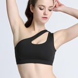 Sport Bras - One Shoulder Padded Sports Bra