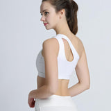 Sport Bras - One Shoulder Padded Sports Bra