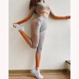 Sport Suit - Athletic Fitness Suit (Crop Top+Leggings)