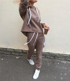 Sport Suit - Autumn Sport Loose Fit Tracksuit (2 Pcs.)