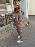 Sport Suit - Autumn Sport Loose Fit Tracksuit (2 Pcs.)