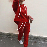 Sport Suit - Autumn Sport Loose Fit Tracksuit (2 Pcs.)