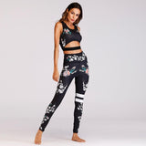 Sport Suit - Floral Women Gym Tracksuit