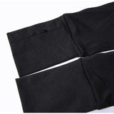 T-Shirt For Her - Black Patchwork Sports T-Shirt.