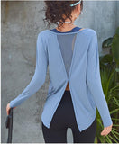 T-Shirt For Her - Long Sleeve Yoga Workout Top