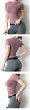 T-Shirt For Her - Yoga Training Gym Fit Top