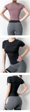 T-Shirt For Her - Yoga Training Gym Fit Top