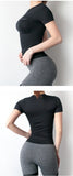T-Shirt For Her - Yoga Training Gym Fit Top