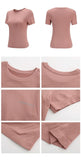 T-Shirt For Her - Yoga Training Gym Fit Top