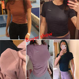 T-Shirt For Her - Yoga Training Gym Fit Top