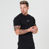 T-Shirts For Him - Fitness Patchwork Slim T-shirt