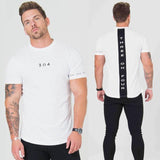 T-Shirts For Him - Fitness Patchwork Slim T-shirt
