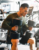 T-Shirts For Him - Men's Fitness Camouflage Patchwork Top