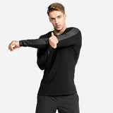 T-Shirts For Him - Men's Fitness Camouflage Patchwork Top
