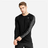 T-Shirts For Him - Men's Fitness Camouflage Patchwork Top