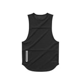 Tank Tops For Him - Zipper Gym Cotton Vest