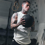 Tank Tops For Him - Zipper Gym Cotton Vest