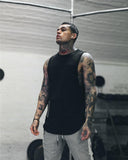 Tank Tops For Him - Zipper Gym Cotton Vest