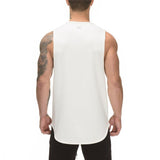 Tank Tops For Him - Zipper Gym Cotton Vest