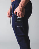 Trousers For Him - Multi-Pocket Running Gym Pants