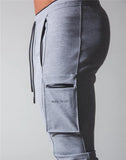 Trousers For Him - Multi-Pocket Running Gym Pants
