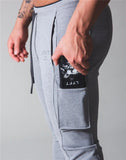 Trousers For Him - Multi-Pocket Running Gym Pants