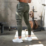 Skinny Track Pants Zipper Design