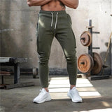 Skinny Track Pants Zipper Design