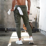 Skinny Track Pants Zipper Design