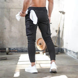 Skinny Track Pants Zipper Design