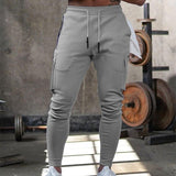Skinny Track Pants Zipper Design