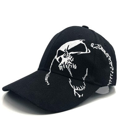 High Quality Cotton Skull Baseball Cap