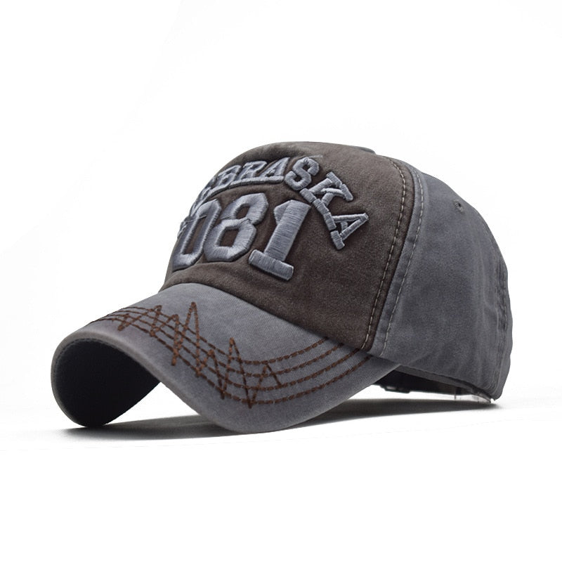 Nebraska 081 Vintage Baseball Cap | Pampas Fox Fitness