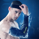 Ice Fabric Sports UV Reflective Arm Sleeves