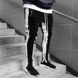 Drop Crotch Style Gym Sweatpants Black