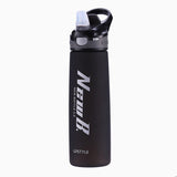 750ml Tritan Material Straw Gym Water Bottle Black