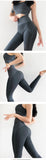 Seamless Leggings+Sport Bra Yoga Set (2pcs) Dark Grey