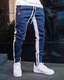 Drop Crotch Style Gym Sweatpants Blue
